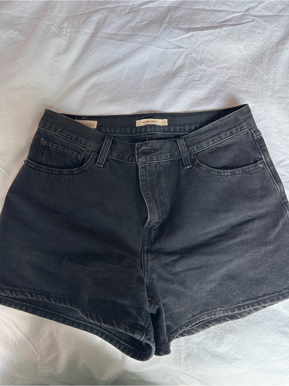 Levi’s Black Denim Shorts size 31